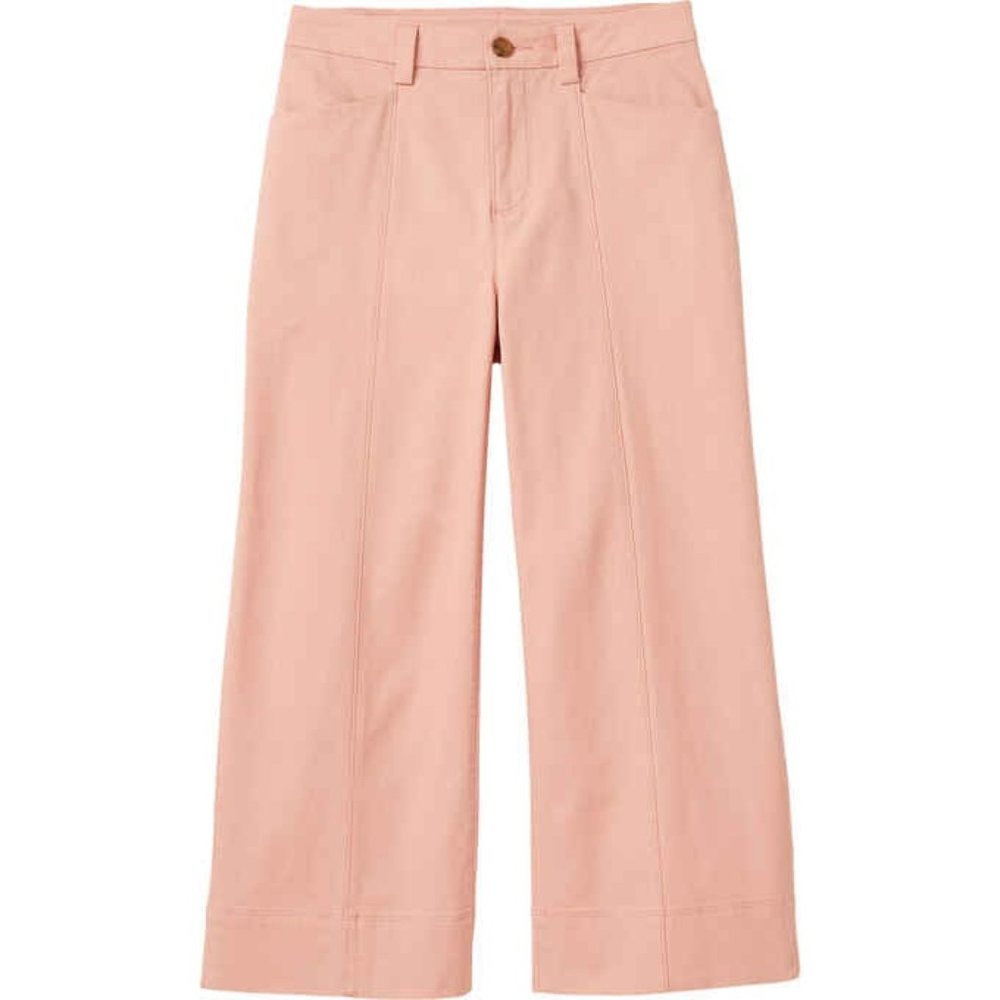 Pink Duluth Wide Leg Crop Pants